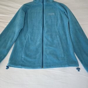 Columbia Turquoise Full-Zip Womens Fleece Jacket